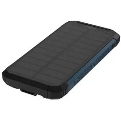 Ansmann Outdoor Powerbank PB212W, Kapazität 10.000mAh, Wireless Charging, 3W LED-Licht und Solarpanel