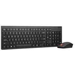 Lenovo Essential Funktastatur und -maus Kombi Gen 2, Schwarz – Deutsch 129, Schwarz