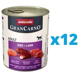 ANIMONDA GranCarno Original Adult RIND + LAMM 12 x 800 g