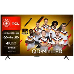 TCL 55MQLED75K QLED Mini LED-Fernseher (55 Zoll, 4K Ultra HD) schwarz