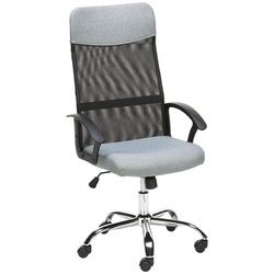 Livetastic Drehstuhl , Grau, Schwarz , Metall, Kunststoff, Textil , Drehkreuz , 59.5x109.5-117x60 cm , Büromöbel, Bürostühle, Drehstühle