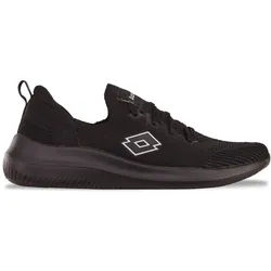 Sneaker LOTTO, Damen, Gr. 39, schwarz, Textil, unifarben, Schuhe Sneaker, - ohne Bücken, ohne Schnüren