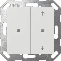 Gira KNX Taster Wippe 2f rws unbedruckt/Pfeile 517503