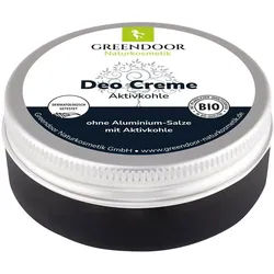 Greendoor Deo Creme Aktivkohle 50 ml