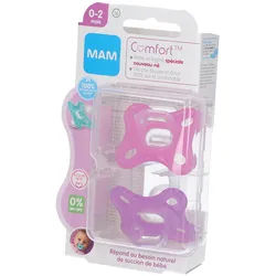 MAM MAM Comfort 0-2 - Schnuller aus Silikon