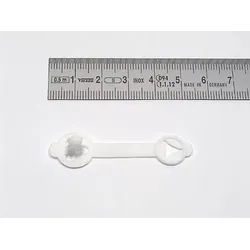 100 Briefknopf Jota, 36 x 8 mm weiß