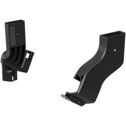 Thule Adapter , Schwarz , Kunststoff , 12.4x5.6x28.4 cm , Baby on Tour, Kinderwagen, Kinderwagenzubehör, Sonstiges Kinderwagenzubehör