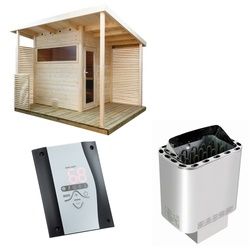 Sentiotec Sauna Komplettset Scala Medium | Nordex Next | 5 Pers.