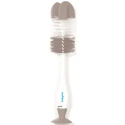 BabyOno Take Care Brush for Bottles and Teats Reinigungsbürste 2 in 1 Grey 1 St.