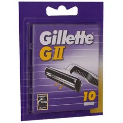 Gillette Rasierklingen Gillette GII Rasierklingen 10 Stück