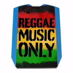 speecheese Parkscheibe Reggae Music only Parkscheibe für Reggae Fans