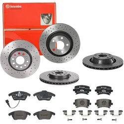 BREMBO BREMSSCHEIBEN Ø310MM + BREMSBELÄGE VORNE FÜR AUDI TTSKODA VW SKODA (SVW) SEAT VW (FAW) VW (SVW) AUDI AUDI (FAW) SG00000E8Y