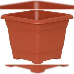Geli Planter Nora 28 Pflanztopf Terrakotta quadratisch 28x28cm Kunststoff