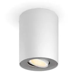 Philips Hue Schwenkbarer LED-Deckenstrahler PILLAR Tunable White in weiß