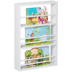 Relaxdays Bücherregal , Holzwerkstoff, Holz , 40x60x10 cm , Babymöbel & Kindermöbel, Babyzimmer, Babyregale & Kinderregale