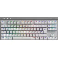 LOGITECH G515 Lightspeed TKL, weiß, GL TACTILE, USB/Bluetooth, DE