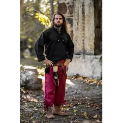 Leonardo Carbone Wikinger-Kostüm Kniebundhose Rot "Vincent" rot M | M
