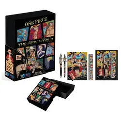 One Piece Kreativset One Piece 5-teiliges Schreibwarenset in Box – Für Fans schwarz