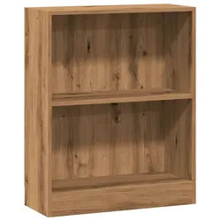 vidaXL Bücherregal NA Bücherregal Artisan-Eiche 60x24x76 cm Spanplatte braun