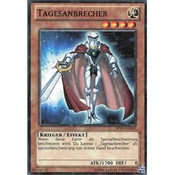 ReCollectibles Sammelkarte YuGiOh Karte Tagesanbrecher (V.2) deutsch, Yu-Gi-Oh! Karte SP14-DE002 Starfoil Rare weiß