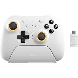 8BITDO Ultimate 2 Bluetooth Gaming Controller Weiß für Nintendo Switch, Switch 2, PC