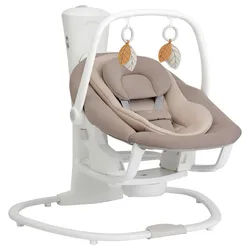 Joie Schaukelwippe , Grau , Kunststoff , 76x75x91.5 cm , EN 14988 , anatomisch geformte Liegefläche, Spielbogen , Babymöbel & Kindermöbel, Babyzimmer, Babywippen & Babyschaukeln