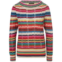 Le pull encolure ras-de-cou Inkadoro multicolore