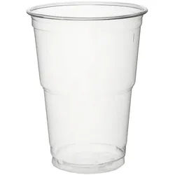 800x Ausschankbecher / Bierbecher, RPET, transparent, 400ml
