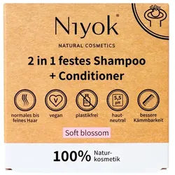 Niyok 2in1 Festes Shampoo + Conditioner (Soft Blossom)