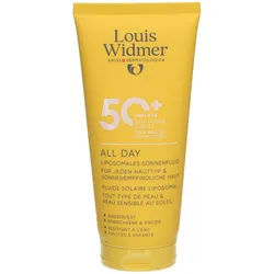 Louis Widmer® All Day liposomales Sonnenfluid für jeden Hauttyp