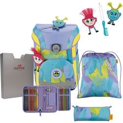 DerDieDas ErgoFlex EASY Schulrucksack-Set 5-teilig mit Sportbeutel Hippie Hair