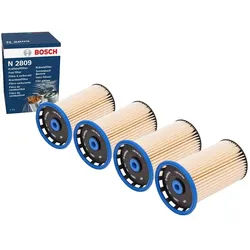 4x Kraftstofffilter BOSCH F 026 402 809 für VW Seat Audi Passat B7 Alhambra Sharan