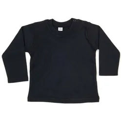 Babybugz Kinder Baby T-Shirt langarm Baby-Shirt BZ11 heather grey melange 18-24 Monate