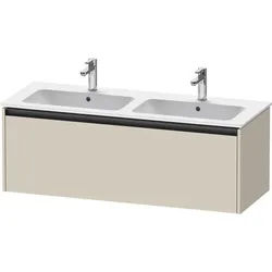 Duravit Ketho.2 Waschtischunterbau wandhängend Taupe Supermatt 1280x480x440 mm - K25066083830000 K25066083830000