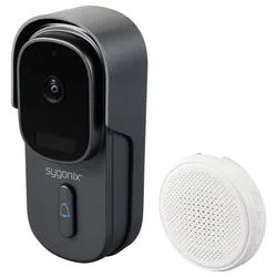 Sygonix Video-Türsprechanlage IP-Video-Türsprechanlage WLAN, Funk Grau, Weiß SY-6721066 grau