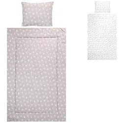 Lorelli Kinderbettwäsche 3-teilig, Decke 140 x 95 Kissen 43 x 35 Laken 150 x 100 braun