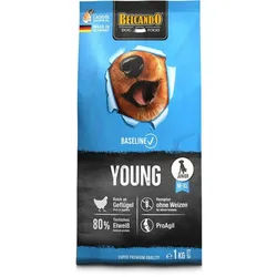 Belcando Baseline Young - proteinreiches Trockenfutter für optimales Wachstum, Trockenfutter für: Hunde