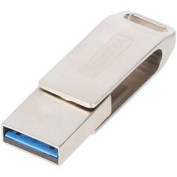 Mymedia USB 3.2 OTG Stick 16GB, Typ A-C, My Dual, silber Retail-Blister