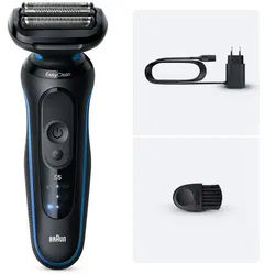 Braun Gesichtshaarrasierer BRAUN Series 5 Elektrorasierer 52-B1000s Herrenrasierer (Akkubetrie...