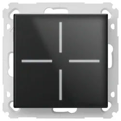 Homematic IP Homematic IP Funk Taster Funk Glastaster Smart-Home-Zubehör schwarz