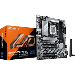B860 DS3H WIFI6E Mainboard - Intel B860 - Intel LGA1851 socket - DDR5 RAM - ATX