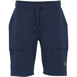 Sweatshorts 11 PROJECT "Sweatshorts PRKarlsen", Herren, Gr. XL, N-Gr, blau (marineblaus), Obermaterial: 100% Baumwolle CO., Hosen Sweatshorts