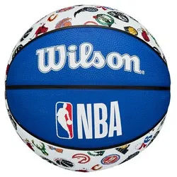Wilson Basketball NBA Basketball All Team Tribute, in Größe 3 und 7 Ø 18 cm
