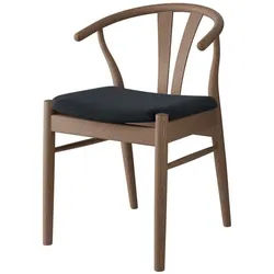 Hammel Furniture Stuhl Frida, Massivholz mit gepolsterter Sitzfläche - hoher Komfort, Massivholz, gepolsterte Sitzfläche, versch. Farbvarianten grau
