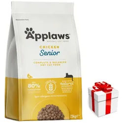 Applaws Trockenes Katzenfutter Senior 7,5kg + Überraschung für die Katze