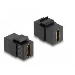 Delock Delock 87875 HDMI-Einbaumodul Keystone 1 St. Netzwerk-Adapter schwarz