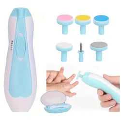FELIXLEO Nagelknipser Elektrischer Babynageltrimmer Set 6 in 1 für Kinder Erwachsene, 1-tlg.