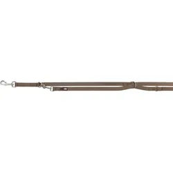 TRIXIE Premium V-Leine, XS: 2,00 m / 10 mm, haselnuss