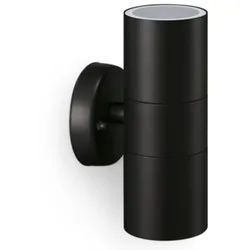 Philips Wandleuchte Kylis in Schwarz mit 2 x GU10 Fassung up/down