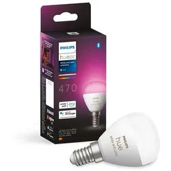 Philips Hue - White&Color Amb. 5,1W Luster Tropfen E14